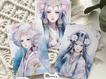 ⭐️9点売れました⭐️《ポストカード 3枚》☘️日本神話の女神達 豊玉姫/ 天照大神/ 瀬織津姫 イラスト ハガキ セット