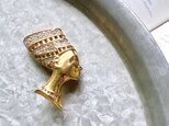 SCD1-【 D'orlan 】ドーラン・ヴィンテージブローチ Nefertiti Egyptian Queen Headの画像