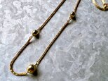 NA100-【 AVON 】エイボン・ヴィンテージネックレス 1978 Gold Tone Beaded Chain