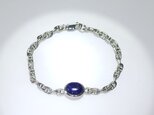 Sv925 ラピスラズリブレスレット 5.72ct