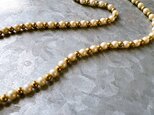 NT5-【 TRIFARI 】クラウントリファリ・ヴィンテージネックレス Gold bead and faux pearlの画像