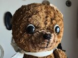 ポーランド　びっくり顔の　テディベア　ヴィンテージの画像