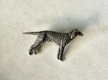 イギリス　犬のメタルブローチ　ヴィンテージの画像