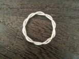 受注製作silverのグリッターリングツイスト