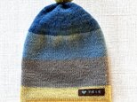 草木染　新やわらかあったか帽-2