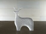 ガラスのオブジェ［鹿］