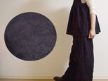 ペイズリー柄総刺繍☆綿麻ボタニカルジャガード☆ビスチェ☆キャミソール☆ブラック