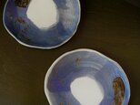 丸皿blue