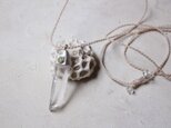 水晶のネックレス SV925/オパール/マクラメコード