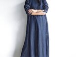ラグランスリーブワンピース　（デニム）