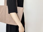 SHOULDER TOTE (M) / pinkbeigeの画像