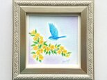 原画作品 青い鳥「幸せの訪れ」