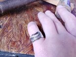 白銅シルバー＆真鍮ブラスゴールド　フェザー/羽リング　指輪サイズ調整OK　1号～40号　結婚式やイベント、ペアリング製作も可能