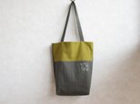 ほそながミニトート　鳥さんの刺繍、アボカド・イェーナの画像