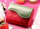 -melty-いちごのミニ財布（キーリング付）