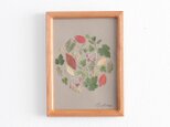 Pressed flower フレーム〜押し花アート〜A5 Cherry　Autumnの画像