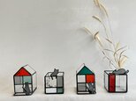 cat box 4個セット　猫　ステンドグラス　キャンドルボックス　小物入れにも