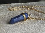 イギリス　ラピスラズリ　ネックレス　ヴィンテージ　14kgf