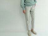ロングシーズンこだわり9分丈テーパードパンツ＜アイスグレー＞