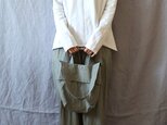 【受注制作】4色展開/コットンタイプライター　2wayショルダートートBAG〈小〉