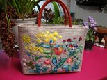 A4サイズ＊SPRING GARDEN BAG＊春の庭バッグの画像