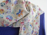 Botanical×ⓌGauze マフラーの画像