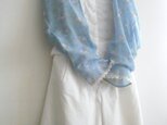 BotanicalVoile×lace 2wayマフラーの画像