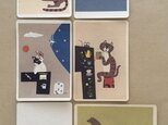 猫のポストカード 6種 6枚セットの画像