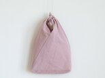 マチのあるあづま袋〈 桜と茜の染め 〉の画像