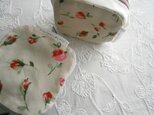 薔薇RayonLinen SquarePouch