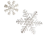 アップリケワッペン 雪印スノーフレーク2枚セットシルバー UI ゆき 雪の結晶 冬 w-2244