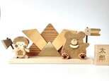 こどもの日 鯉のぼり　金太郎　コンパクトなサイズ　(美しい広葉樹の木で作りました) 端午の節句　5月人形