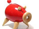 FRANCE 「VILAC」 Wooden Piggy Bank
