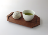 おもてなしプレート【ウォールナット/Sサイズ】木のお皿　トレイ　ウッドプレート