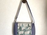 ラウンドショルダーバッグ＊刺繍ショルダーバッグの画像