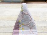 z368⚫︎スマホスタンド&ポーチ (ミナペルホネン刺繍生地使用