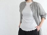 《今だけお試し》春夏のインナーに やさしい肌ざわりのメロー仕上げリブトップス（アイスピンク）TP14の画像
