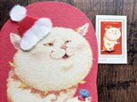 クリスマスカードに大変身!オリジナル切手付き『カスタネット・レター』