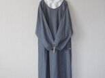 【訳あり】木綿のかっぽう着　紺ダンガリーの画像