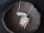 【SV】Aqua Blue Kyanite × Labradorite 2Way Necklace／カイヤナイト ネックレスの画像