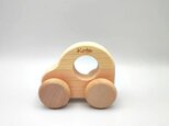 【木のミニカー】ベビーの車おもちゃ・名入れ付♪
