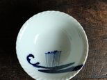 【特価¥1800→¥1000】船と波◆伊万里　波縁染付鉢　碗　骨董・antiques 丁寧な暮らしに。大正~昭和初期