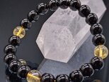 モリオン・シトリン(黄水晶)・8mm・【最高品質・鑑別済み】ブレスレット