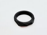 Infinite RING　植物由来樹脂アクセサリー ／　P - マットブラック