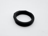Infinite RING 植物由来樹脂アクセサリー / P - マットブラック
