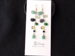 【K14gf】Mobile Earrings／モビールピアス（Green）の画像