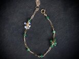 [B13] エメラルドとオパールのブレスレット