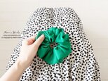 残少⭐️7点売れました⭐️《グリーンの奇跡》おしゃれな 大人可愛い シンプル 緑 ボリューム ナチュラル シュシュ ヘアゴム