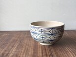 小丼碗　染付麻紋