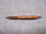 肥松(黒松)ジン　琥珀脂　出雲産樹齢300年　蜜蠟ワックス仕上げ　木軸シャープペンシル(ボールペン)　